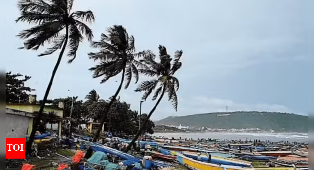 Cyclone Montha: Heavy rains lash Andhra Pradesh coast; IMD issues landfall alert near Kakinada