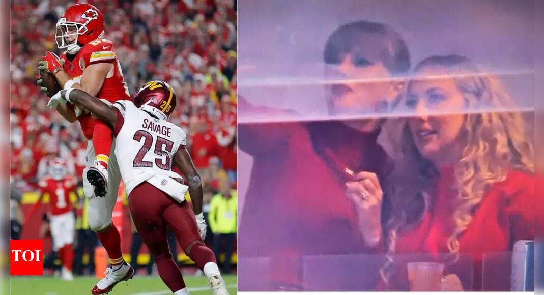 Taylor Swift’s rare game appearance with Brittany Mahomes steal the spotlight as Travis Kelce scores big in Chiefs victory over Commanders