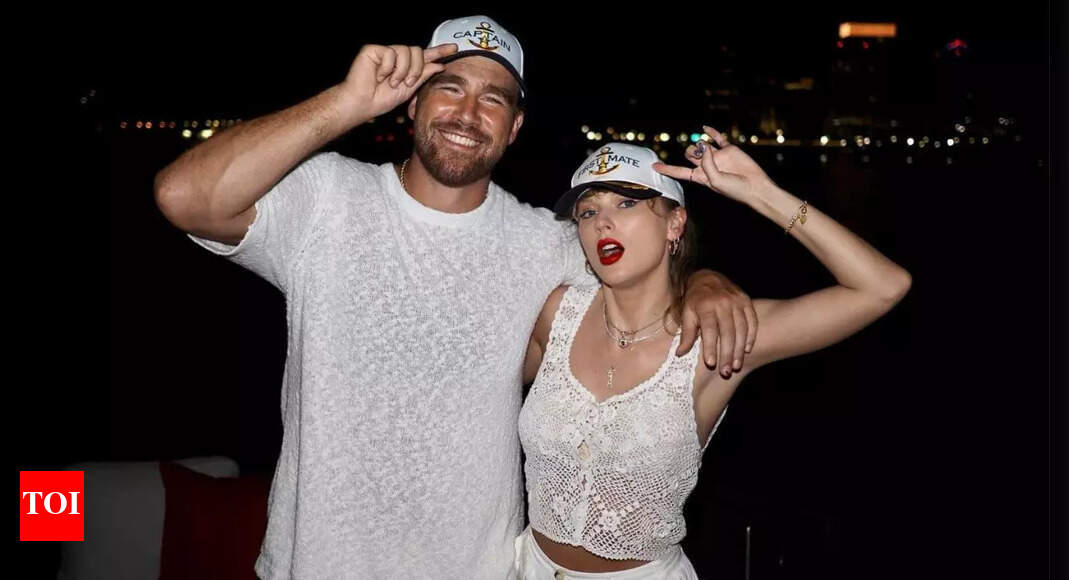 Taylor Swift beams with pride as Travis Kelce hits 100th touchdown and breaks into her viral ‘Fate of Ophelia’ dance