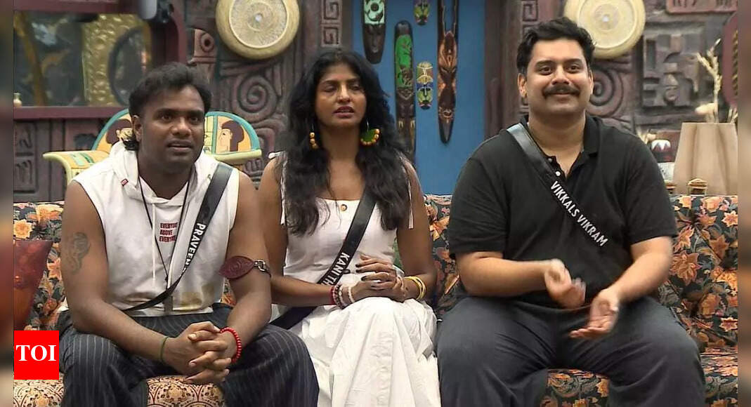 Bigg Boss Tamil 9: Kani, Praveen Raj and Vikram clash in an intense captaincy task
