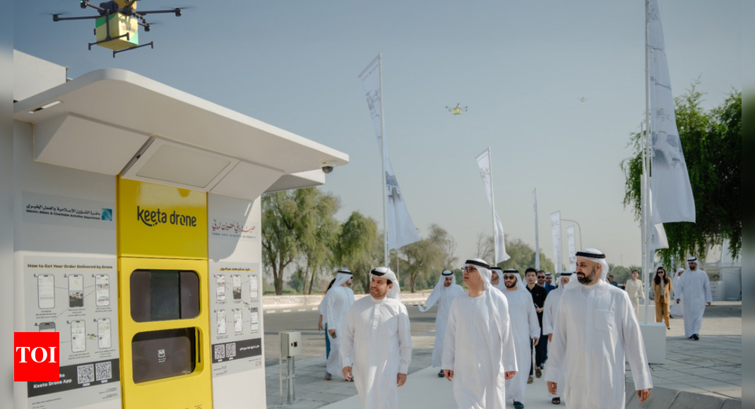 Dubai launches new drone food delivery route connects Mall and Mosque in Nad Al Sheba region