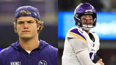 J.J. McCarthy and Carson Wentz) Minnesota Vikings QB Carson Wentz's historic season came to an abrupt end with a season-ending surgery