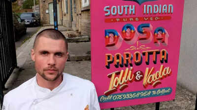 मिलिए ब्रिटिश शेफ 'व्हाइट चटनी' से, जिन्हें दक्षिण भारतीय भोजन से प्यार हो गया और अब वे ब्रिस्टल में डोसा बेचते हैं