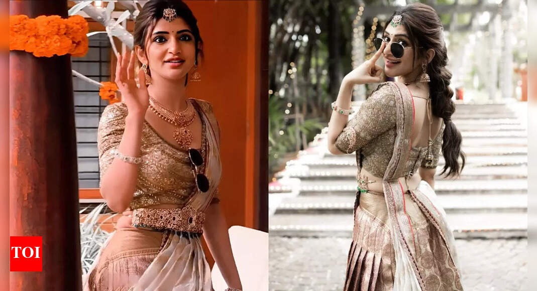 Sreeleela just proved the half-saree is the new saree and we are obsessed!