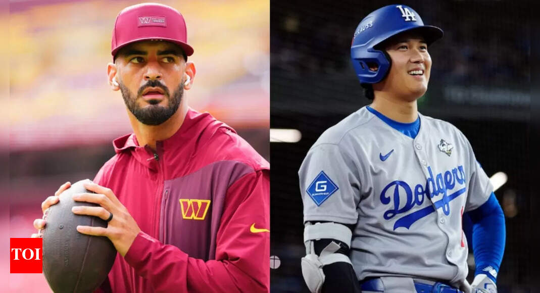 NFL Network’s sportscaster openly declares he’d rather watch MLB’s Shohei Ohtani than Washington Commanders’ Marcus Mariota