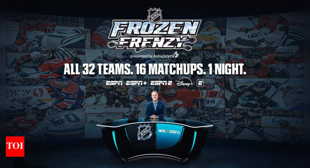 NHL Frozen Frenzy 2025 on TV today: Where to watch, full game schedule, start times, and live stream details