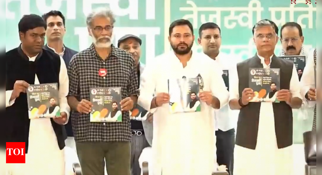 Bihar polls: Mahagathbandhan releases manifesto titled 'Tejashwi ka Prann' – key takeaways
