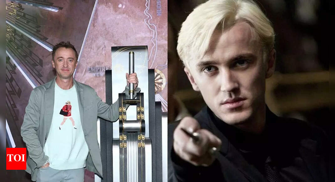 ‘Harry Potter and the Cursed Child’: Tom Felton marks return as Draco Malfoy by lighting up the Empire State Building