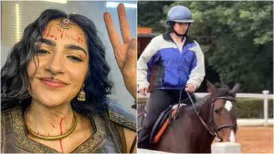 Chapter 1', showcasing horse-riding practice and interactions with director Rishab Shetty. Fans lauded her commitment. Meanwhile, the prequel is set for a global release in English on October 31, 2025, with Oscar consideration planned. The film, a prequel to the 2022 hit, also stars Jayaram and Gulshan Devaiah.  Rukmini Vasanth drops rare BTS pictures from the sets; shares glimpse of horse-riding lessons