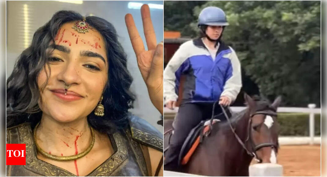 'Kantara Chapter 1': Rukmini Vasanth drops rare BTS pictures from the sets; shares glimpse of horse-riding lessons