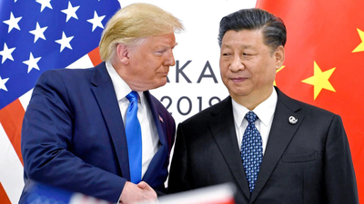 File photo: US President Donald Trump with Chinese President Xi Jinping during a meeting on the sidelines of the G-20 summit in Osaka, Japan, in 2019. (Picture credit: AP) Donald Trump-Xi Jinping talks: US may ease China tariffs in exchange for fentanyl chemical crackdown, says report