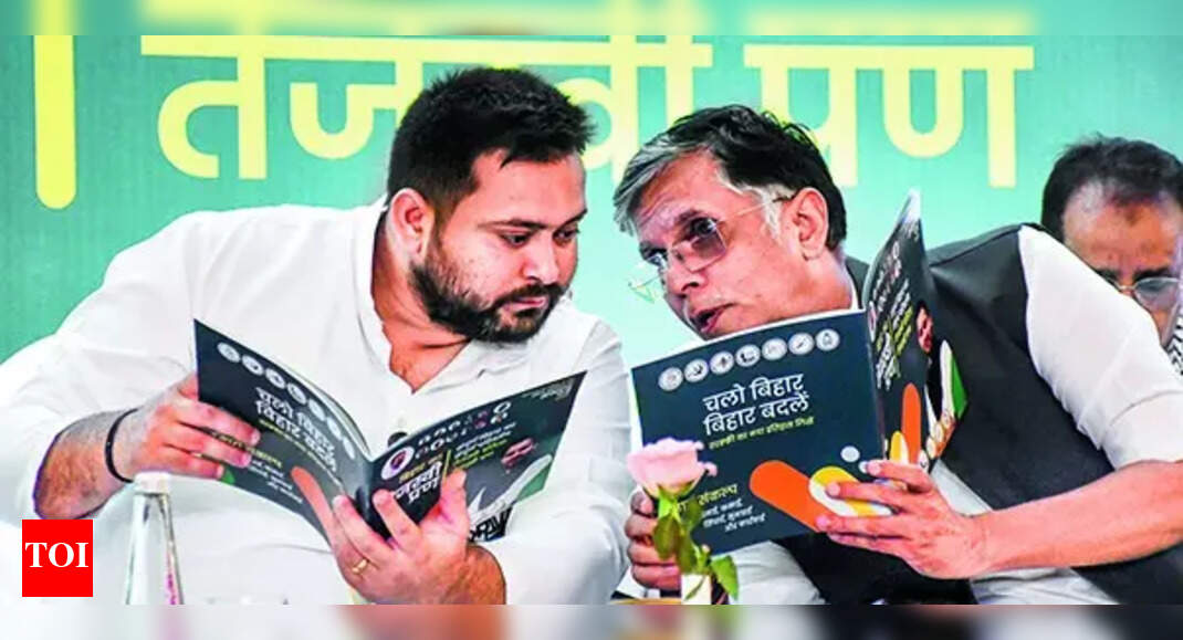 INDIA bloc releases manifesto, ‘Tejashwi Pran’, for Bihar polls
