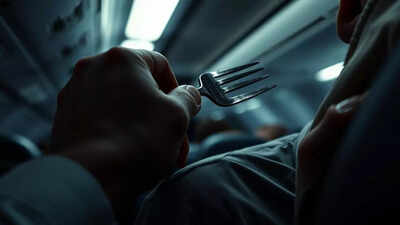 (AI-generated image) Who is Praneeth Kumar Usiripalli? Indian-origin man who stabbed two teens with a fork mid-air, faces 10 years in prison, $250,000 fine