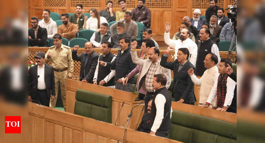 Unlikely alliance: NC, BJP join hands in J&K House; defeat PDP's 'anti-bulldozer' land bill
