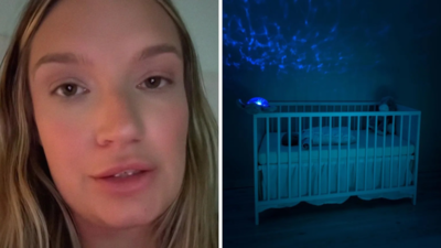Watch: TikTok mom Misty Huron shares nightmare horror baby monitor video as viewers spot something terrifying on the top bunk