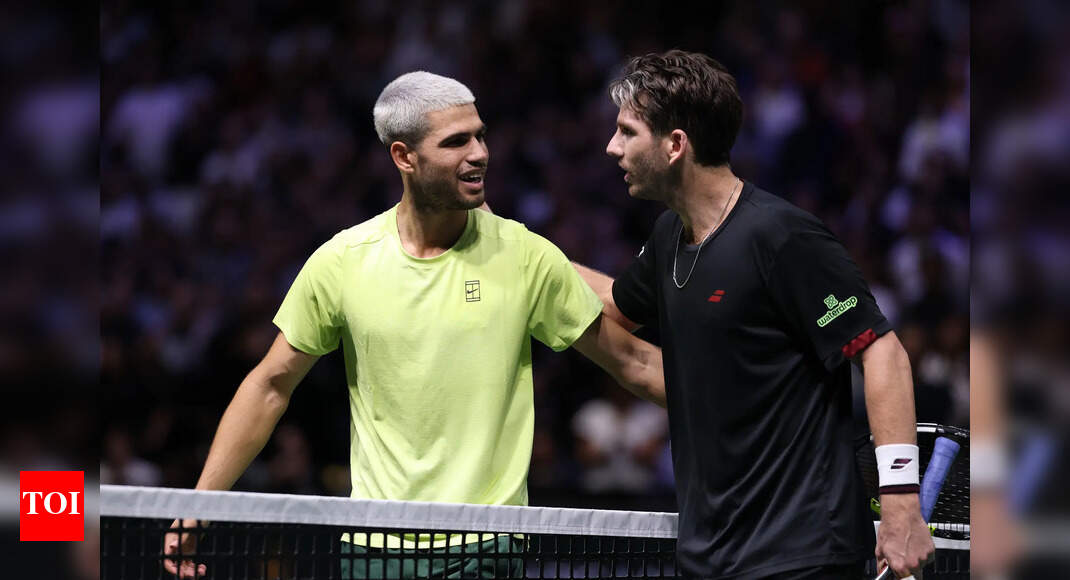 'No feeling at all': Carlos Alcaraz crashes out of Paris Masters after stunning defeat to Cameron Norrie