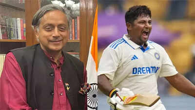 Shashi Tharoor and Sarfaraz Khan 'Why should anyone bother to play Ranji?': Shashi Tharoor calls Sarfaraz Khan's India A absence an 'outrage'