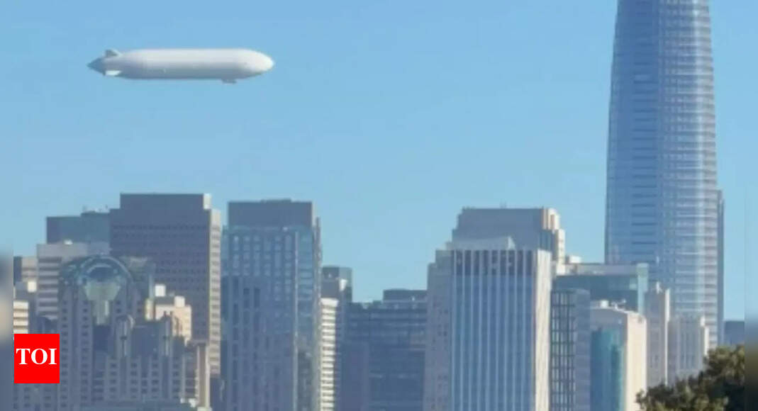 Mystery in San Francisco's sky: Massive white airship stuns residents and sparks viral frenzy | Watch