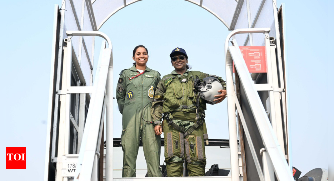 Who is Shivangi Singh? India’s only woman Rafale pilot whom President Droupadi Murmu met during Ambala sortie