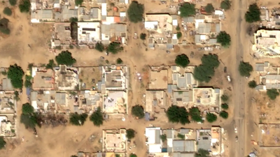 Satellite image shows part of the Daraja Oula neighborhood of el-Fasher (Image credits: AP) Sudan: After RSF takeover, atrocities feared in Darfur