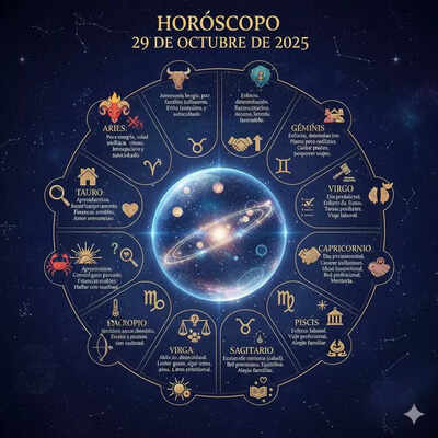 Horóscopo Diario: Predicciones astrológicas para hoy, 29 de octubre de 2025