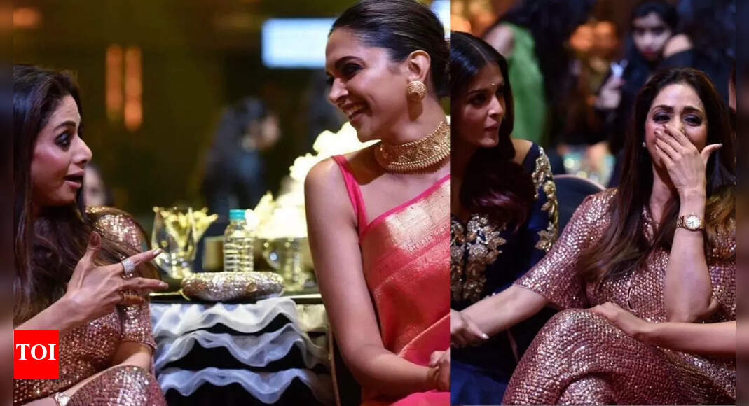 When the late Sridevi had shared a lovely moment with Aishwarya Rai and Deepika Padukone, just days before her tragic passing