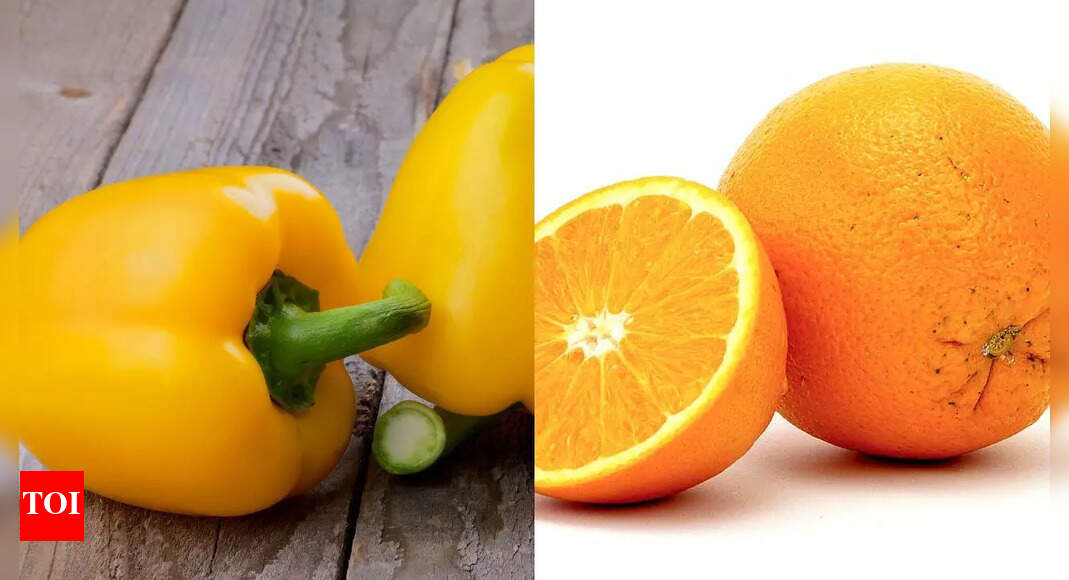 Yellow bell peppers vs oranges: Which has more vitamin C and bigger benefits for your skin and immunity?