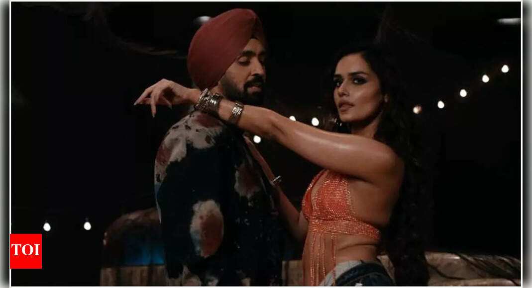 Manushi Chhillar responds calmly to controversial ‘leg shot’ in Diljit Dosanjh’s ‘Kufar’; Says, ‘Not mine, but’