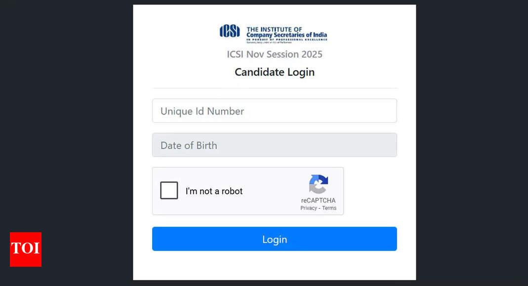 ICSI CSEET नवंबर 2025 एडमिट कार्ड icsi.edu पर जारी; यहां सीधा लिंक देखें ICSI CSEET नवंबर 2025 एडमिट कार्ड icsi.edu पर जारी; यहां सीधा लिंक देखें