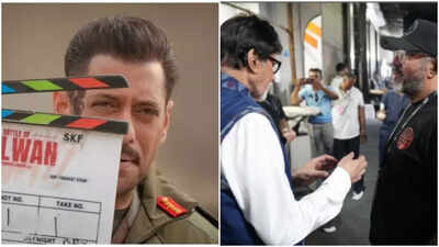 Amitabh Bachchan was spotted on Salman Khan’s Battle of Galwan sets, sparking fan speculation about his role. Director Apoorva Lakhia shared a photo of their conversation, fueling excitement. Reddit users debated whether he’ll narrate or act alongside Salman in this action-packed, patriotic film based on the 2020 India-China clash. ‘Battle of Galwan’: Amitabh Bachchan spotted on Salman Khan’s film sets, fans speculate about his role