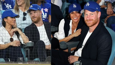 Dodgers fans outraged after Prince Harry and Meghan Markle get royal treatment with front row seats at World Series Game 4 (Image via Getty) Dodgers fans outraged after Prince Harry and Meghan Markle get royal treatment with front row seats at World Series Game 4