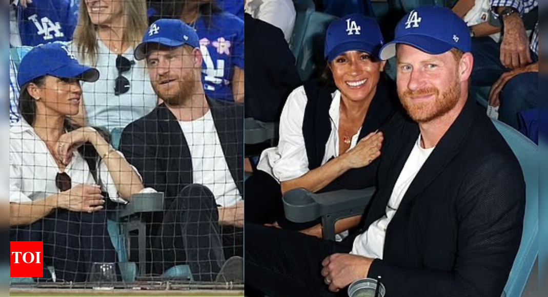 Dodgers fans outraged after Prince Harry and Meghan Markle get royal treatment with front row seats at World Series Game 4
