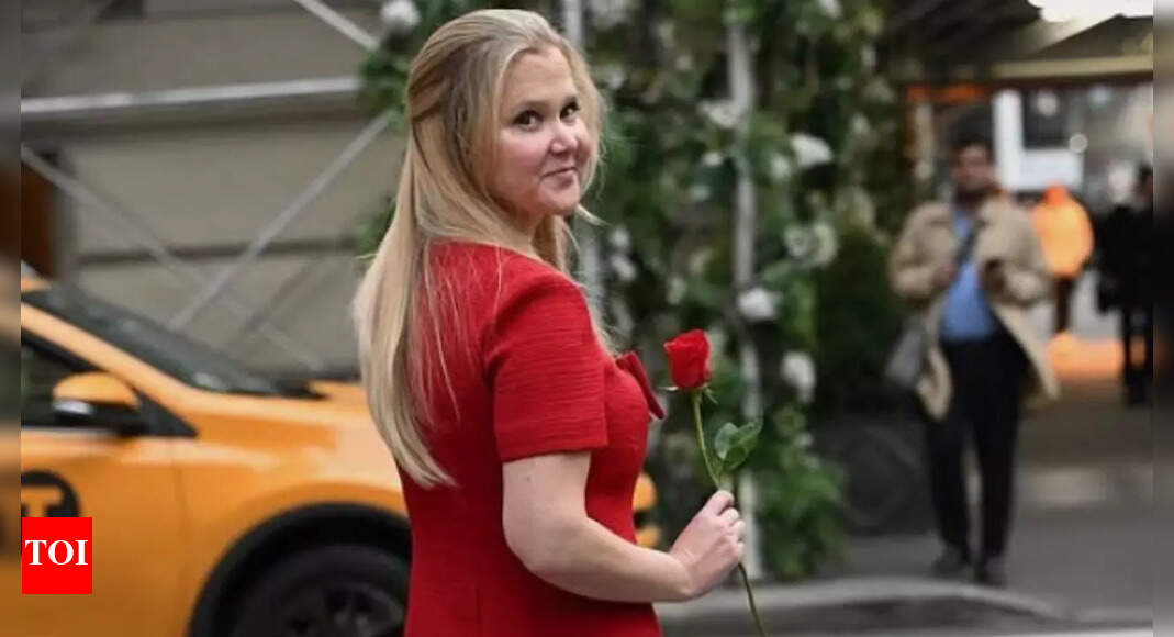 'I was tired of looking at myself in the mirror': Amy Schumer stuns in red mini dress after major weight loss with Mounjaro