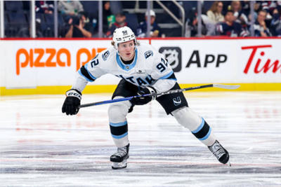 Photo by Jonathan Kozub/NHLI via Getty Images Logan Cooley signs $80 million extension, signaling a new era for the Utah Mammoth