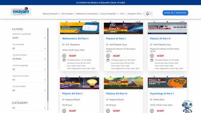 Wondering how to ace Class 12 Physics? NCERT offers free SWAYAM courses for students NCERT launches free Class 12 Physics MOOCs on SWAYAM for CBSE students across India