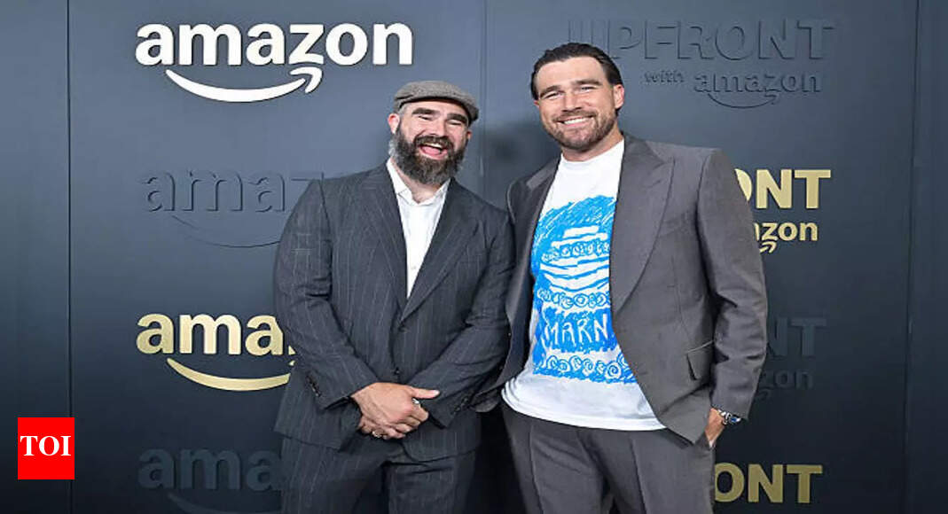 Jason Kelce’s dad sparks laugh-out-loud moment at Travis Kelce and Patrick Mahomes’ Steakhouse, Kelce brothers crack up on “New Heights”