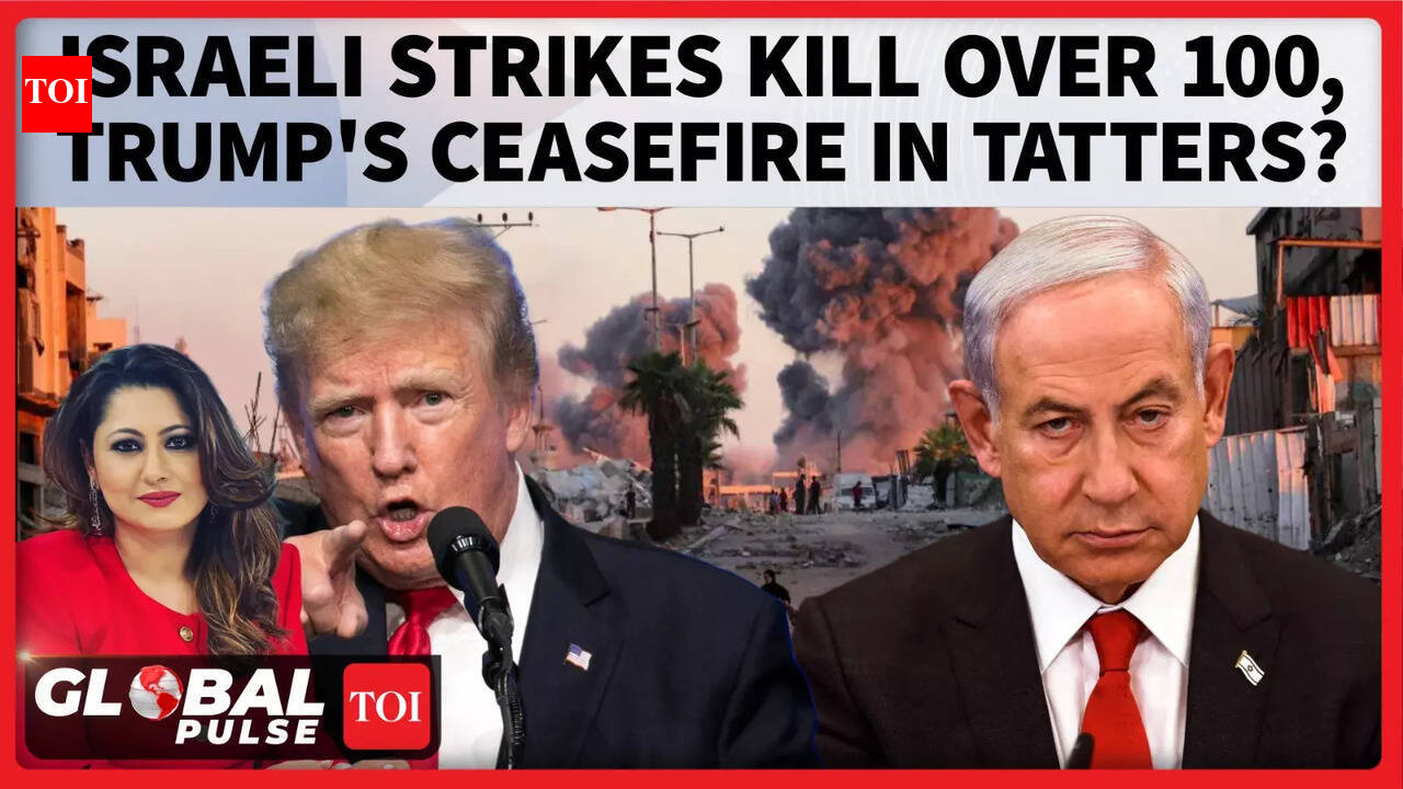 Gaza Truce Over? Israel's Strikes On Gaza Kill Over 100, Trump Defends ...