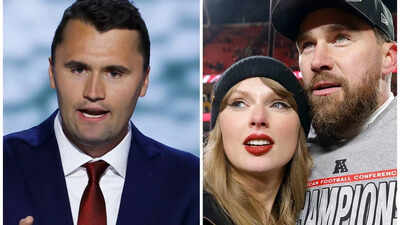 Charlie Kirk, Taylor Swift and Travis Kelce (Getty Images) Is Charlie Kirk or Taylor Swift’s stalker the real reason she’s stepping back from the NFL spotlight?