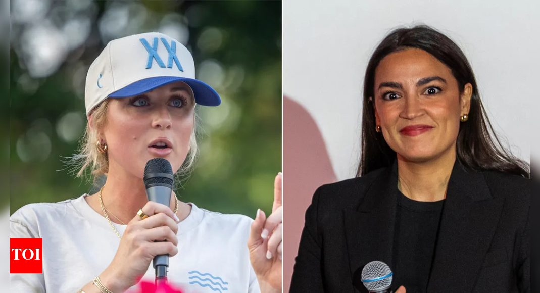 What sparked the viral feud between Riley Gaines and AOC? Explained as activist fires back after her motherhood comment goes viral