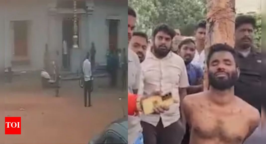 Bengaluru shocker: Illegal Bangladeshi tries to damage idol at Venugopalaswamy temple; arrested
