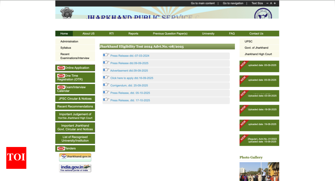 JPSC JET 2024 registration window closes today at jpsc.gov.in: Check direct link to apply here