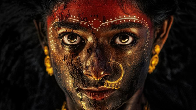 Director Prasanth Varma takes bold strides in his superhero saga with the launch of 'Mahakali,' where emerging star Bhoomi Shetty steps into the shoes of a powerful goddess. The initial visuals showcase Shetty in a stunning ensemble of red and gold, radiating divine strength.  Prasanth Varma unveils Bhoomi Shetty's first look as a commanding and fiery goddess