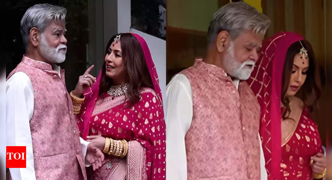 Mahima Chaudhry and Sanjay Mishra break the internet, as they get spotted as bride and groom! Here's the TRUTH behind VIRAL PICS
