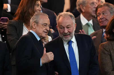 Florentino Perez, President of Real Madrid, on the left (Photo by Angel Martinez/Getty Images) Real Madrid demand $4 billion from UEFA: All you need to know