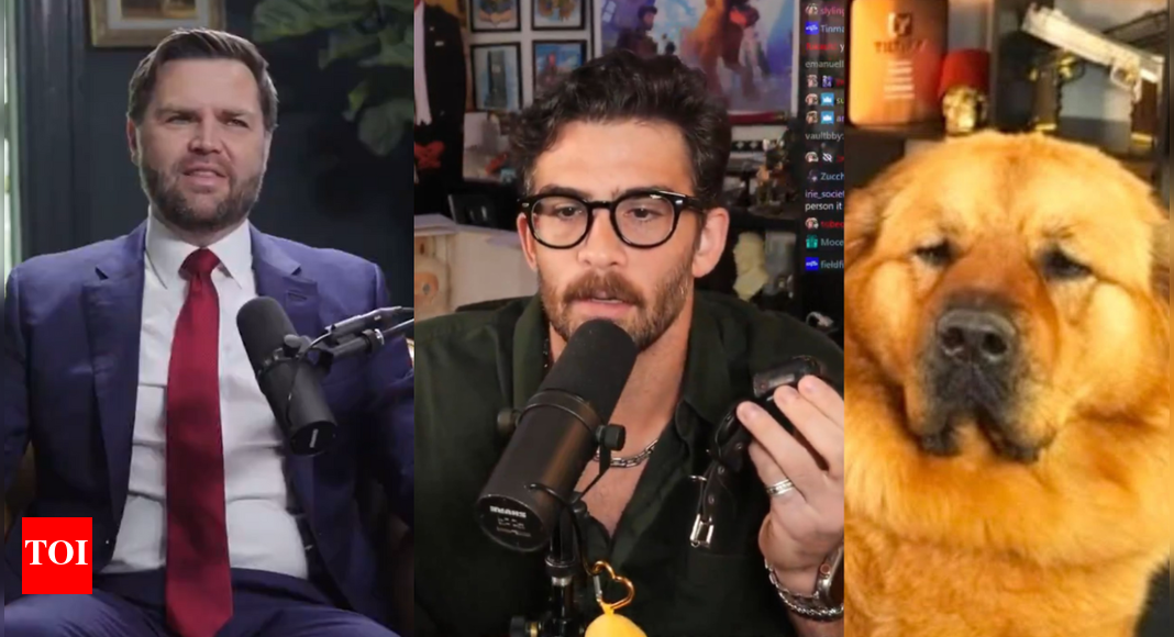 JD Vance calls Hasan Piker ‘terrible person’ over shock collar row; streamer hits back with Kristi Noem dog shooting