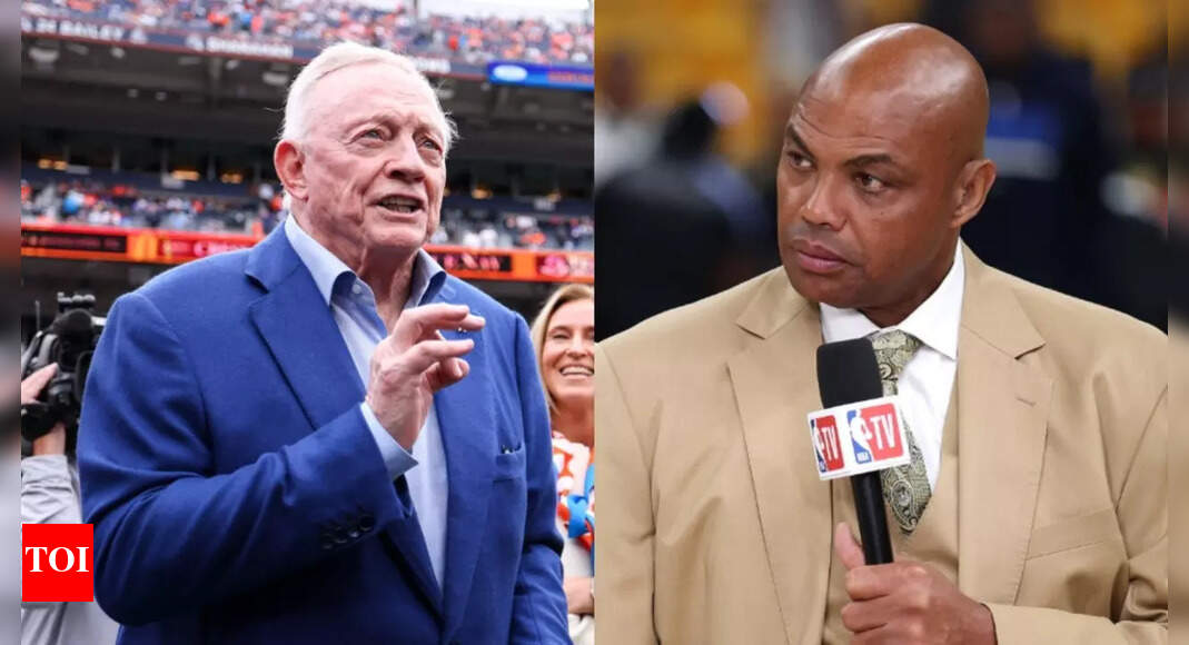 ESPN’s “Inside The NBA” crew Ernie Johnson Jr., Charles Barkley, and Shaquille O’Neal take subtle jabs at Jerry Jones’ Dallas Cowboys