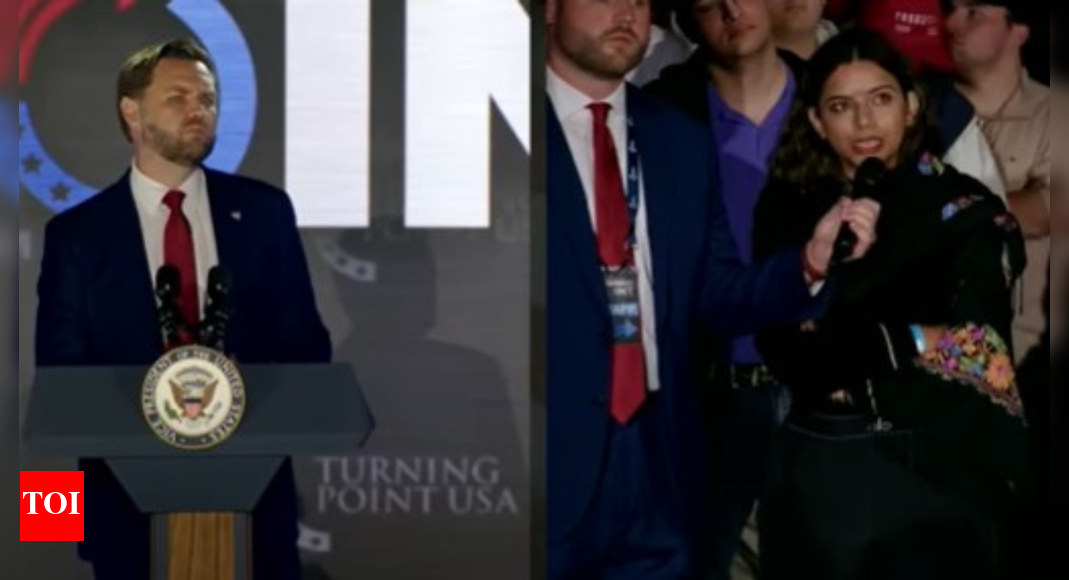 'Why did you sell us a dream?': Indian-origin student praised for tough question to JD Vance, MAGA calls her 'delusional Hindu H-1B invader'
