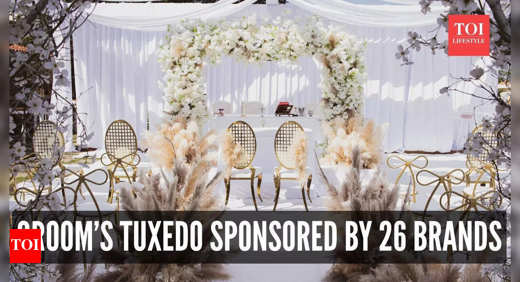 Groom’s unique marketing twist: 26 brands sponsor his tuxedo for wedding — here’s how and why