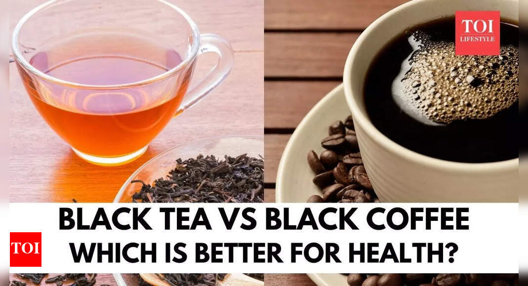 Black tea vs black coffee: which is best for your health, according to a top nutritionist