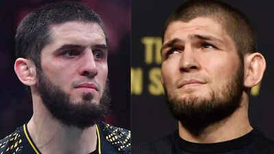 Islam Makhachev breaks silence with four-word reaction to Khabib Nurmagomedov’s emotional UFC 302 corner moment | International Sports News – The Times of India Islam Makhachev breaks silence with four-word reaction to Khabib Nurmagomedov’s emotional UFC 302 corner moment | International Sports News – The Times of India